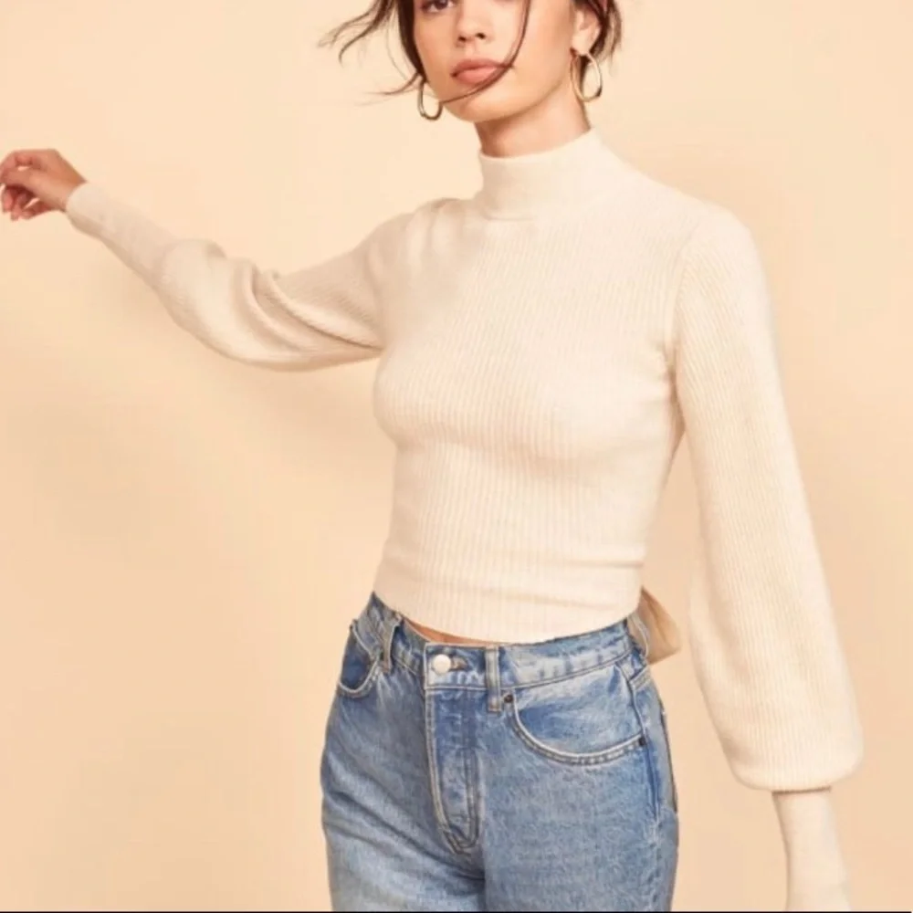 Reformation Open Back Cashmere Sweater - Picture 1 of 7
